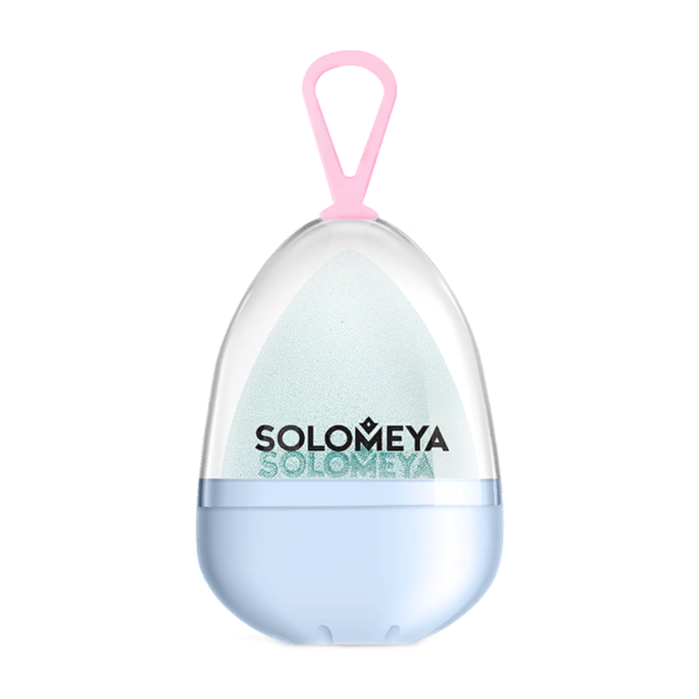фото упаковки Solomeya Спонж для макияжа меняющий цвет, Blue-Pink, 1 шт. фото упаковки Solomeya Спонж для макияжа меняющий цвет