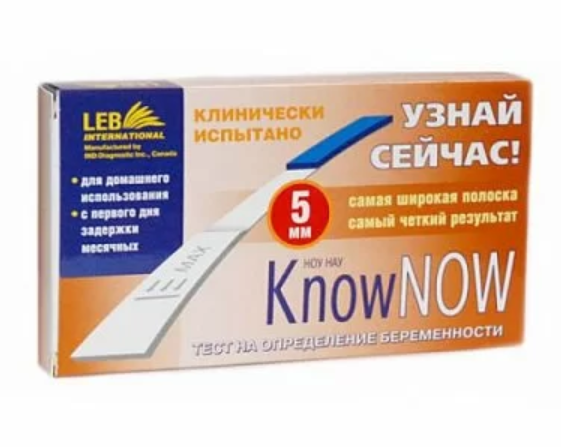 фото упаковки Know now Тест на беременность