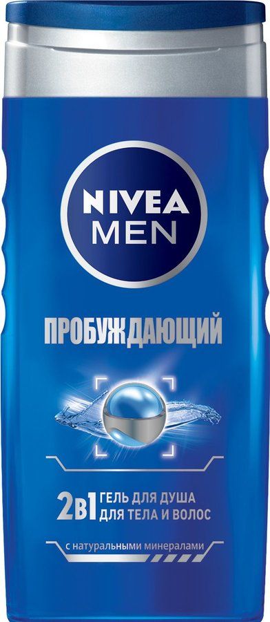 фото упаковки Nivea Men Гель для душа Пробуждающий 2в1