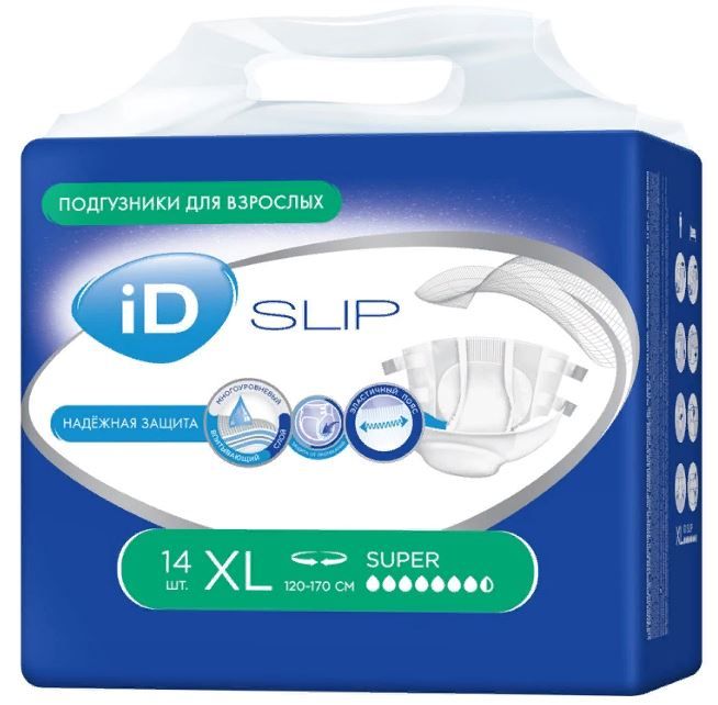 фото упаковки Подгузники для взрослых iD Slip Super