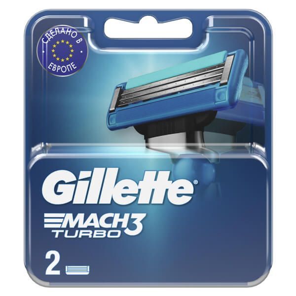 фото упаковки Gillette Mach3 Turbo Сменные кассеты