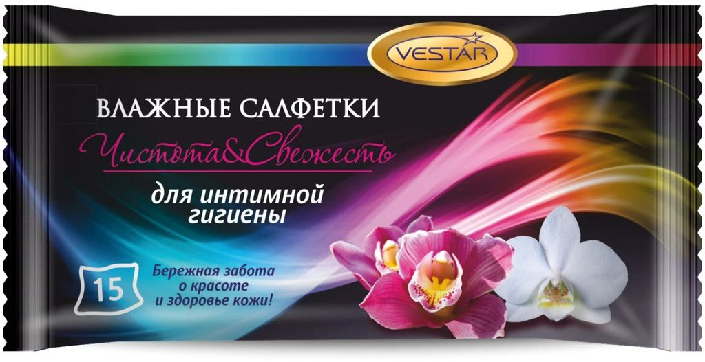 фото упаковки Vestar Салфетки влажные для интимной гигиены