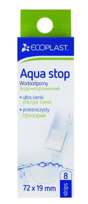 фото упаковки Ecoplast Aqua stop mini Набор пластырей водостойких