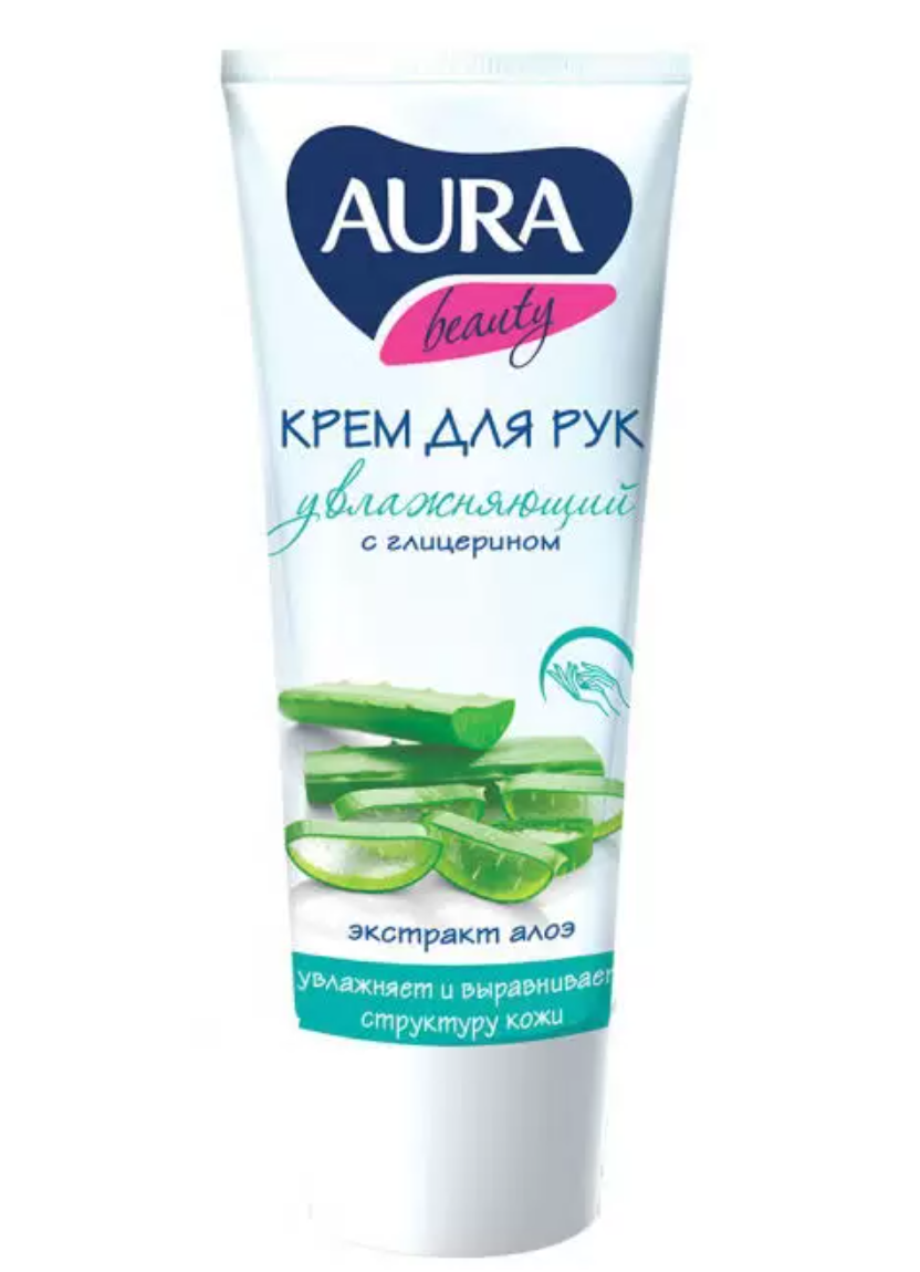 фото упаковки Aura beauty Крем для рук увлажняющий