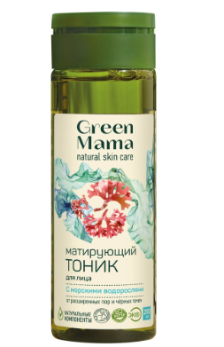 фото упаковки Green mama тоник для лица от расширенных пор и черных точек