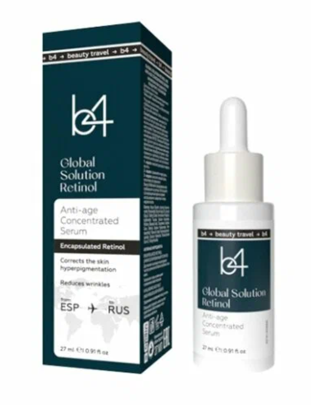 фото упаковки b4 Global Solution Retinol Сыворотка концентрат