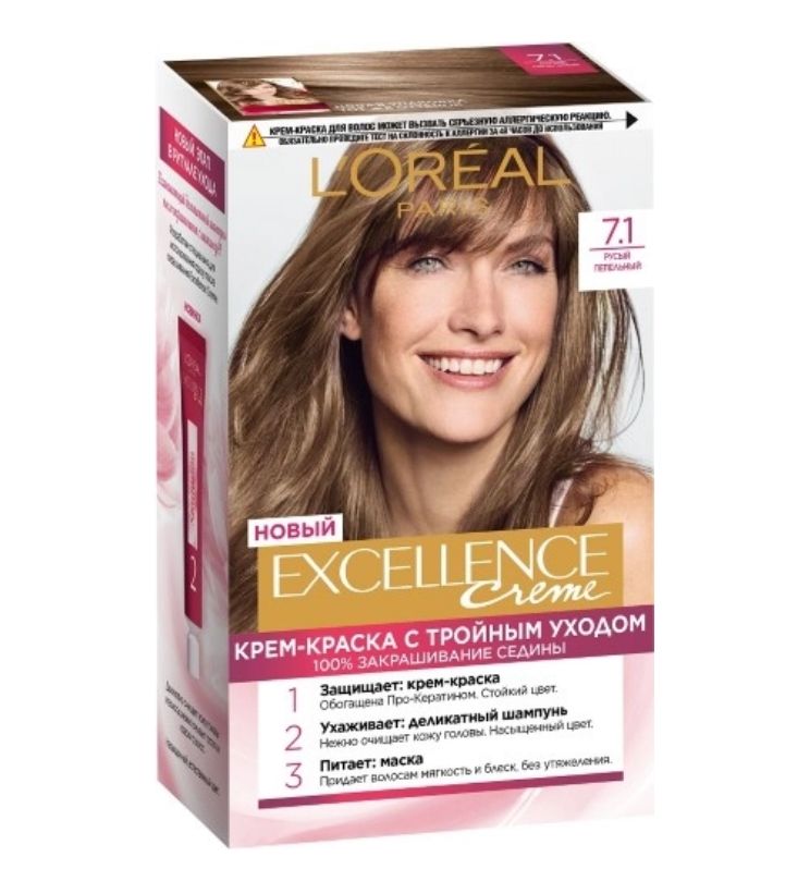 фото упаковки Loreal Paris Excellence Creme Крем-краска для волос