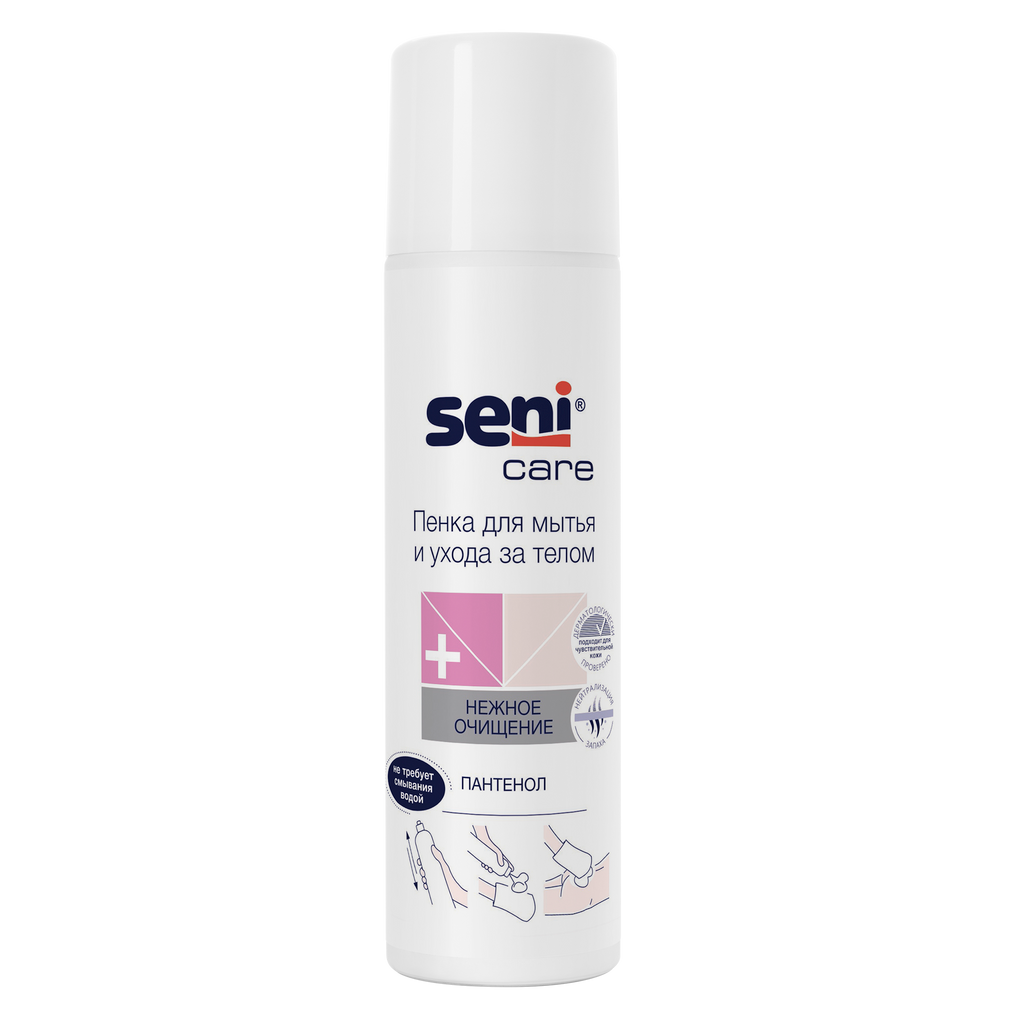 фото упаковки Seni Care Пенка для мытья тела