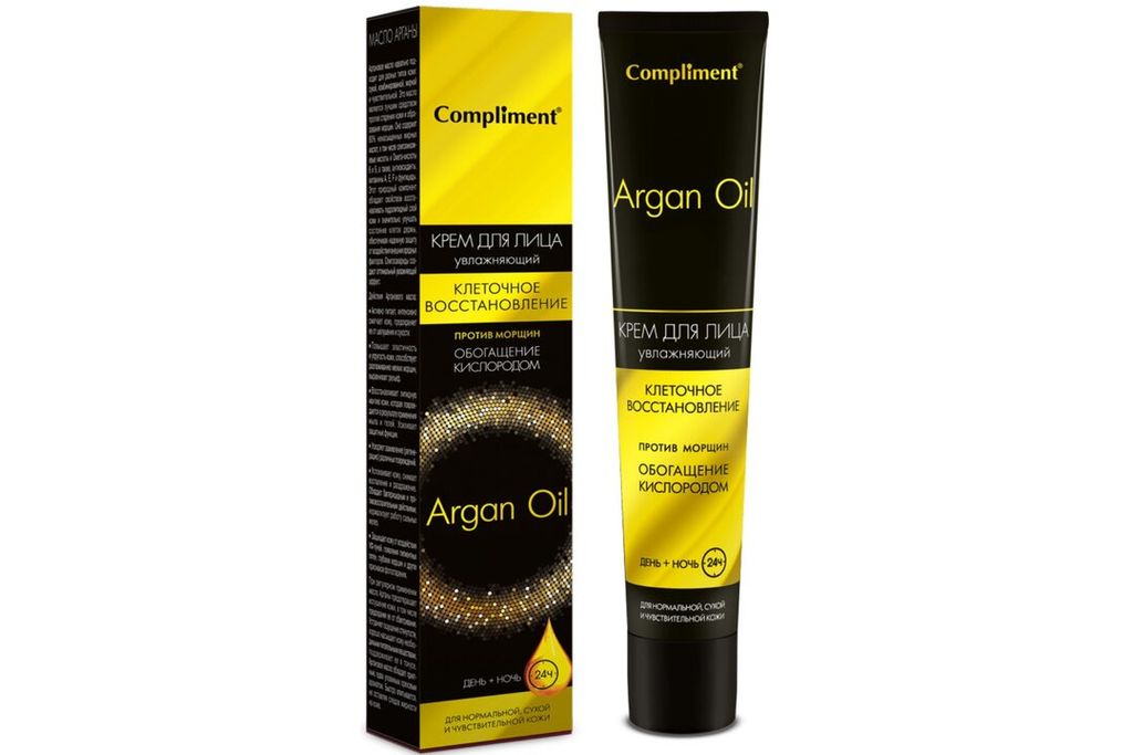 фото упаковки Compliment Argan Oil Крем для лица день ночь