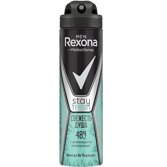 фото упаковки Rexona Men Антиперспирант спрей Свежесть душа