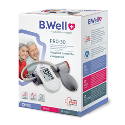 Тонометр полуавтоматический B.Well PRO-30