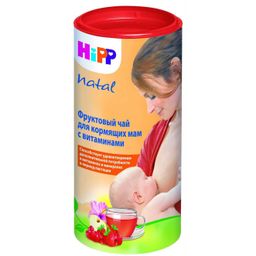 Чай Hipp Natal для кормящих мам с витаминами Фруктовый