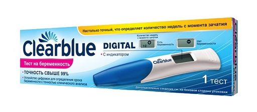 ClearBlue digital Тест на беременность цифровой, с индикатором срока беременности, 1 шт.