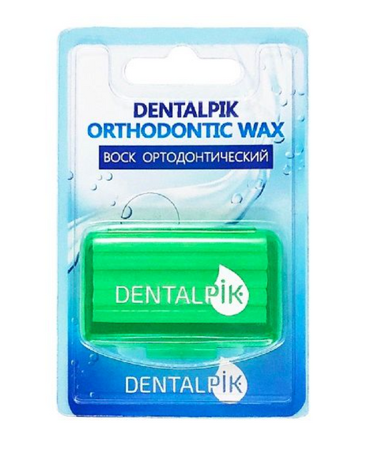 Dentalpik Воск ортодонтический для брекетов, 5 полосок, 1 шт.