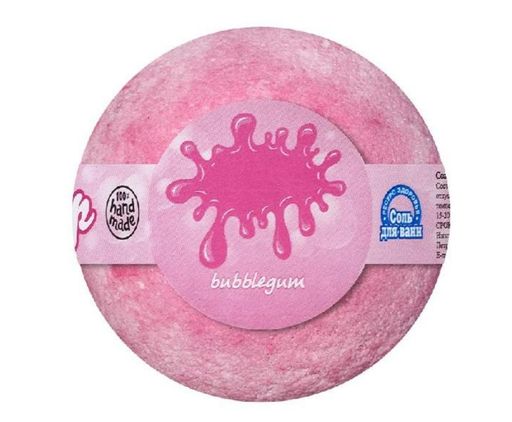 Бурлящий шар Bubblegum, соль для ванн, 120 г, 1 шт.