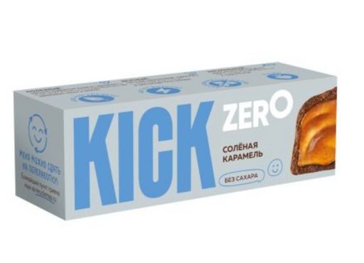 Kick Zero батончик соленая карамель в шоколаде, 45 г, 1 шт.