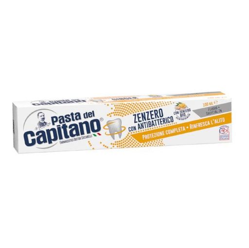 Pasta del Capitano Зубная паста абсолютная защита, имбирь, 100 мл, 1 шт.