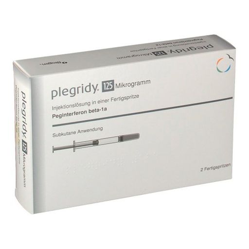 Плегриди, 125 мкг/0.5 мл, раствор для подкожного введения, 0,5 мл, 2 шт.