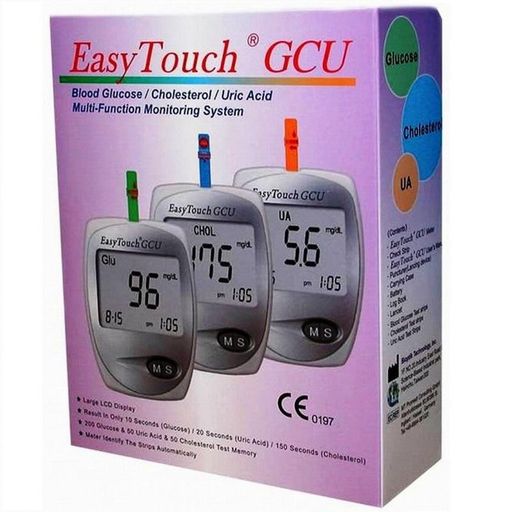 EasyTouch GCU анализатор крови Глюкоза Холестерин Мочевая кислота, 1 шт.